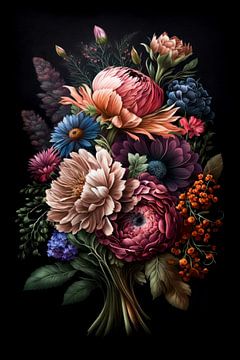 Overvloed aan bloemen van Bert Nijholt