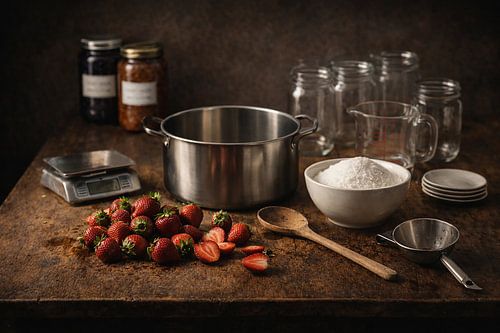 Jam maken. De stilte vóór het koken