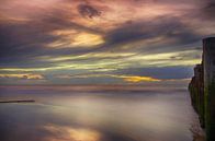 Zonsondergang Opaalkust Wissant Frankrijk van Watze D. de Haan thumbnail