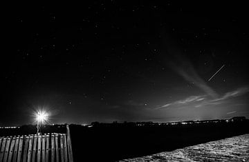 Uitzicht over het Veerse meer in het donker. van Hartsema fotografie