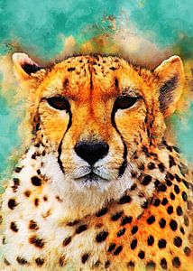 Gepard Tier Kunst #Löwe
