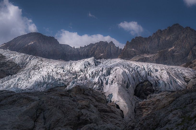 Die blaue Stunde auf dem Gletscher von Friso van Wassenaer