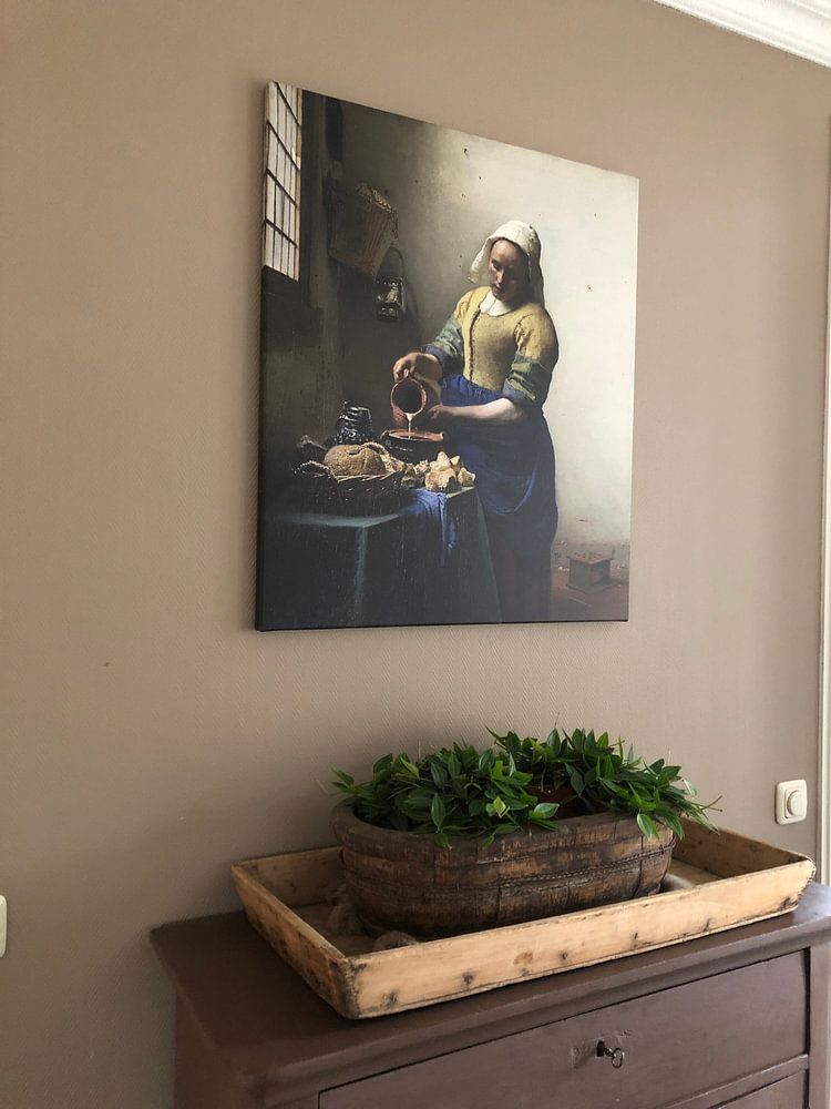 Dienstmagd mit Milchkrug - Vermeer gemälde 