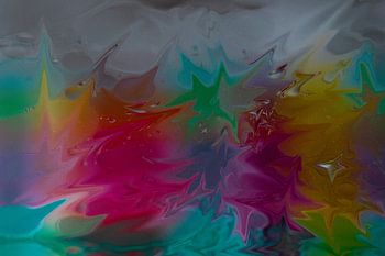 Abstracte kleurrijke figuren