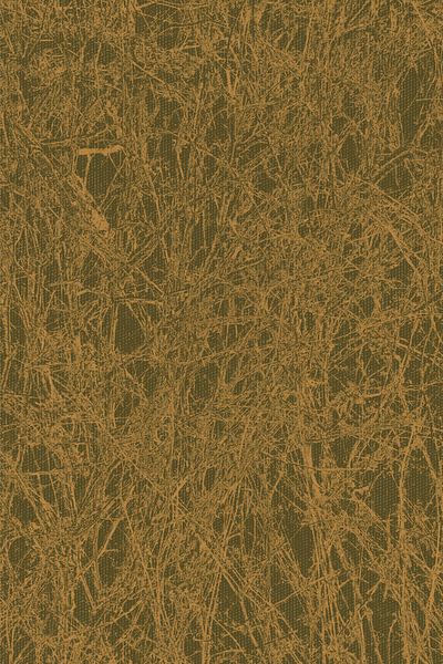 Dark yellow ochre and olive green. Natural pattern. by Dina Dankers