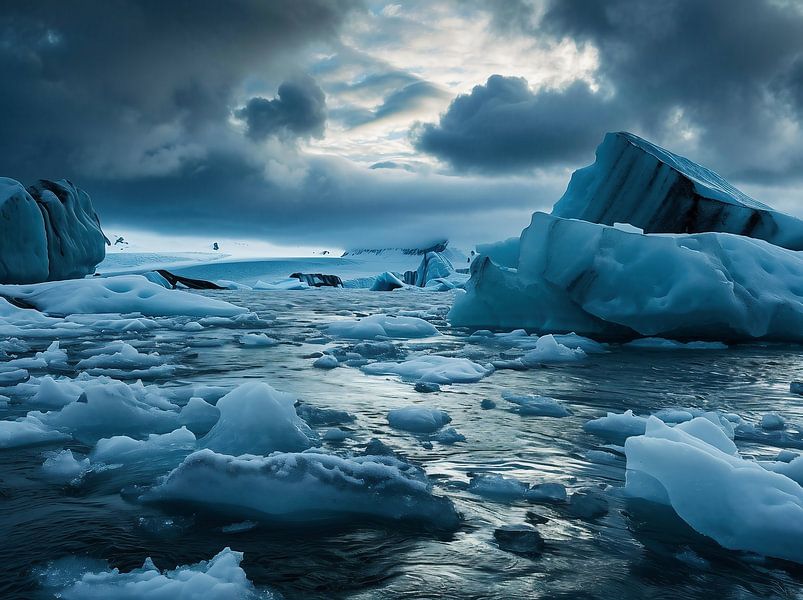 Eisberg von fernlichtsicht