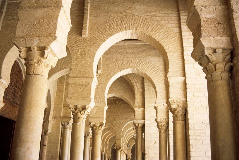 Moskee Kairouan van Richard Wareham