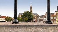 De Zeeuws-Vlaamse stad Hulst met de Basiliek van Fotografie in Zeeland thumbnail