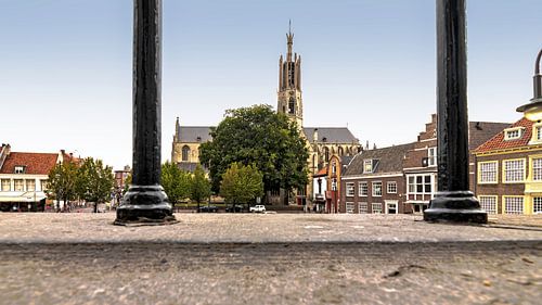 De Zeeuws-Vlaamse stad Hulst met de Basiliek