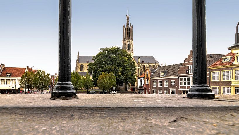 De Zeeuws-Vlaamse stad Hulst met de Basiliek van Fotografie in Zeeland