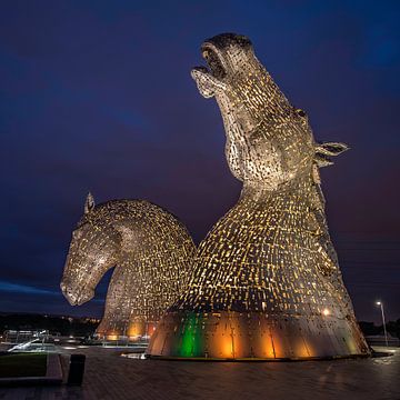 Kelpies, Scotland van Hans Kool