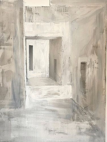 Abstract minimalistisch schilderij