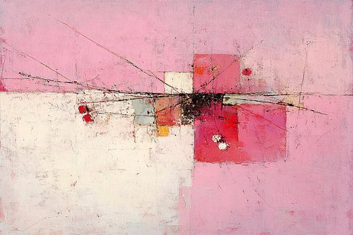 Pink Abstract by Zen and More