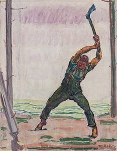 Oben-ohne-Frau in Schwarz