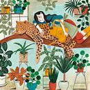 Leopard and gardening by Caroline Bonne Müller thumbnail