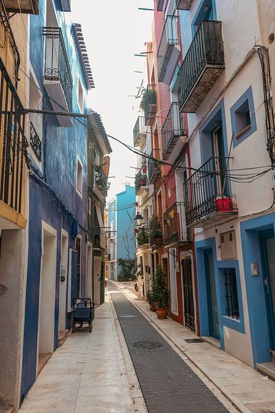 Rue de Villajoyosa, Espagne par Eveline van Vuren