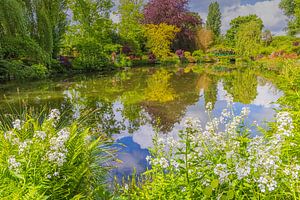 Frühling in den Gärten von Claude Monet, Giverny, Frankreich