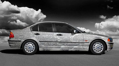 BMW 3 Series Type E46 Art Car in grey colors