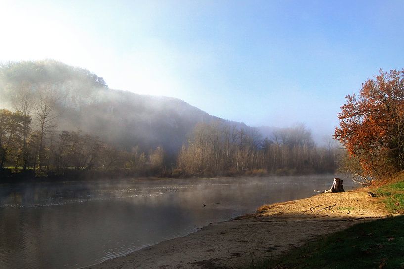 La Dordogne in de herfst par Marcel Tiemens