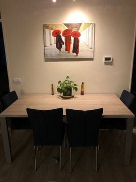 Customer photo: novices in Bagan by luc Utens