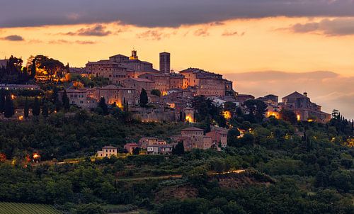 Avond in Montepulciano, Italië
