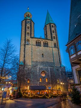 Marktkirche Goslar zur Weihnachtszeit von t.ART