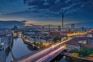 Vue de Berlin vers Alexanderplatz