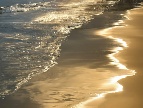 Fotografie an der Küste: Goldene Strandwellen