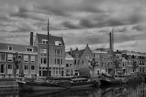 Delfshaven, Rotterdam, The netherlands, B/W