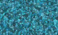Steenpatroon blauw van Marion Tenbergen thumbnail