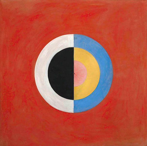 Group IX,SUW, No. 17. The Swan, No. 17, Hilma af Klint on canvas