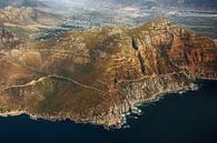 Cape peninsula aerial view VII - Chapmans Peak Drive van Meleah Fotografie thumbnail