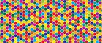 Mosaic, Honeycomb, honey, hexagon, Beehive, background van Mark Rademaker thumbnail