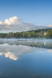 Fine Art landschap van de zonsopkomst in het Geulpark