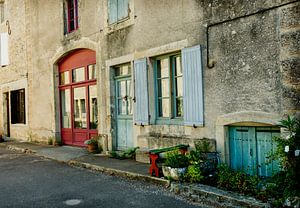 Façade française patinée