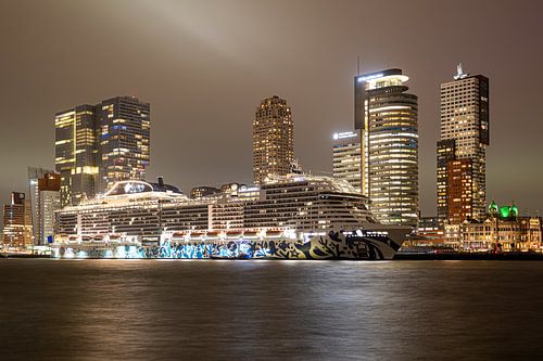 Kop van Zuid (Rotterdam) sur Havenfotos.nl(Reginald van Ravesteijn)