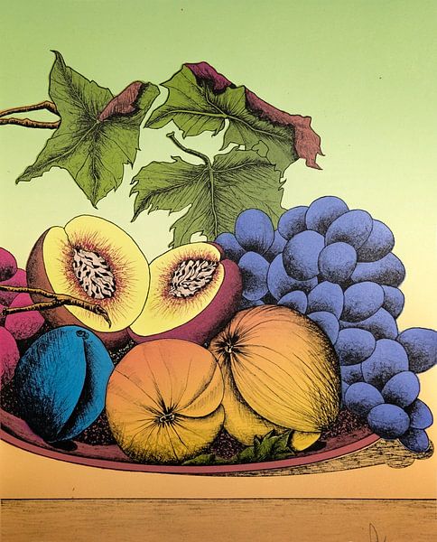 Schale mit Obst von Helmut Böhm