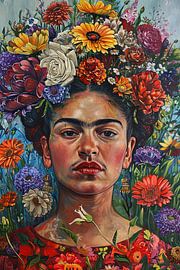 Frida Flower Manifesto by Poster Art Shop