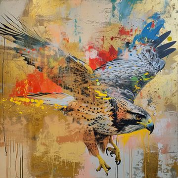 Painting Bird of Prey by Art Whims