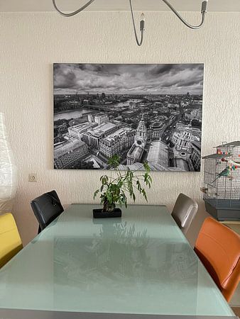 Vue de la cathédrale St Paul de Londres