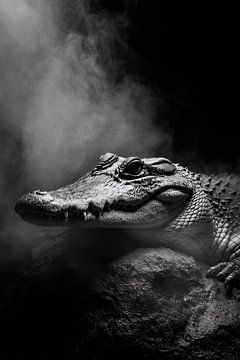 Krokodil van Poster Art Shop