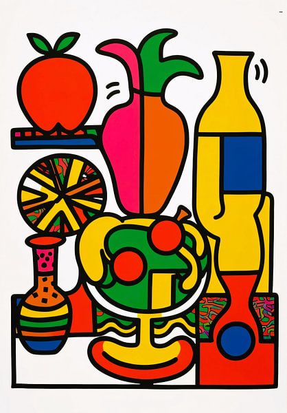 Colourful pop-art still life by Imperial Art House
