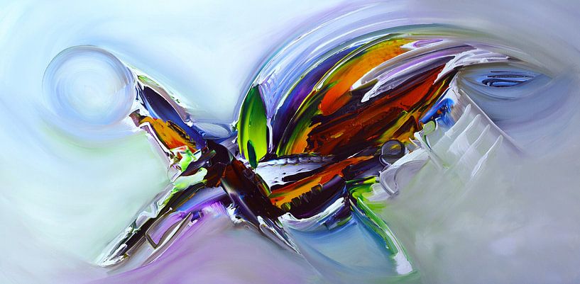 Abstract 9 by Gena Theheartofart