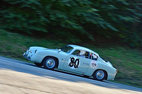 Fiat Abarth Zagato 750 GT op de berg - Eggberg Klassik 2019 -...