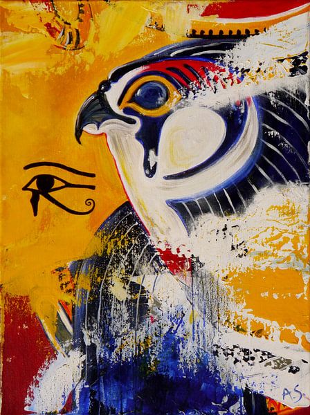 Horus - ancient Egyptian deity by Anja Semling