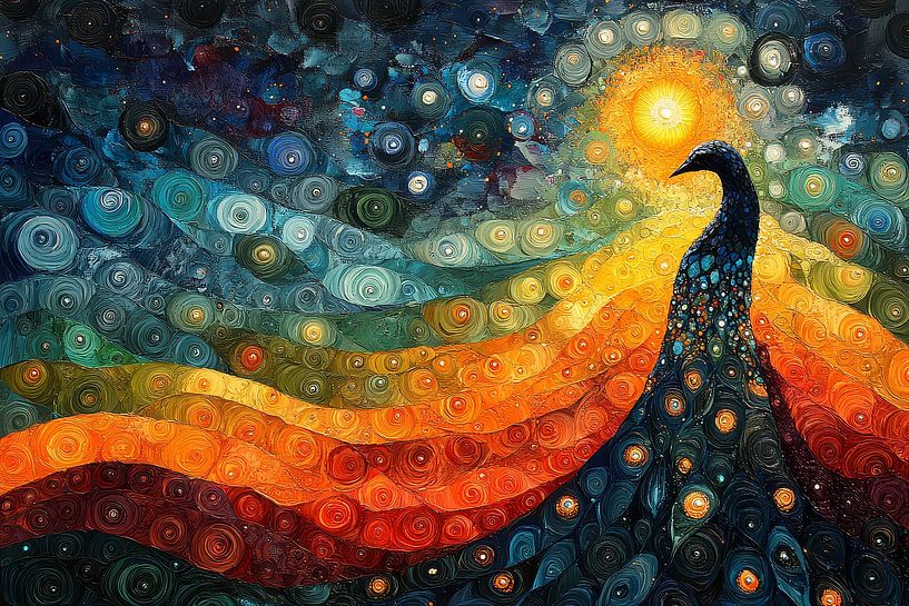 malerische spirituelle kosmische Landschaft von Egon Zitter