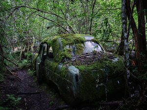 Voiture abandonnée
