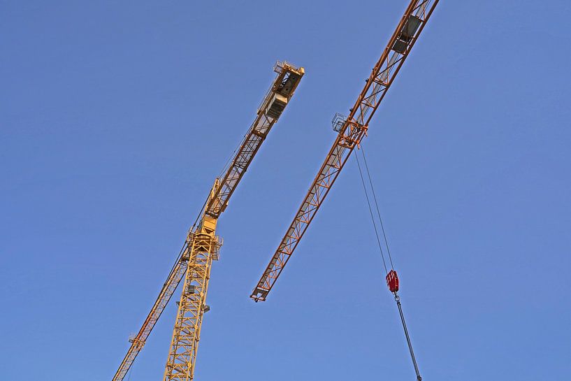 Tower cranes by Babetts Bildergalerie