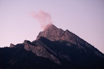 Paarse zonsondergang van Lieke Roodbol