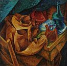 Umberto Boccioni, De drinker - 1914 van Atelier Liesjes thumbnail